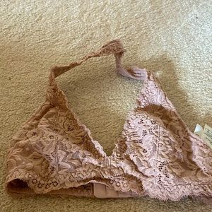 Abercrombie&Fitch dusty pink halter bralette